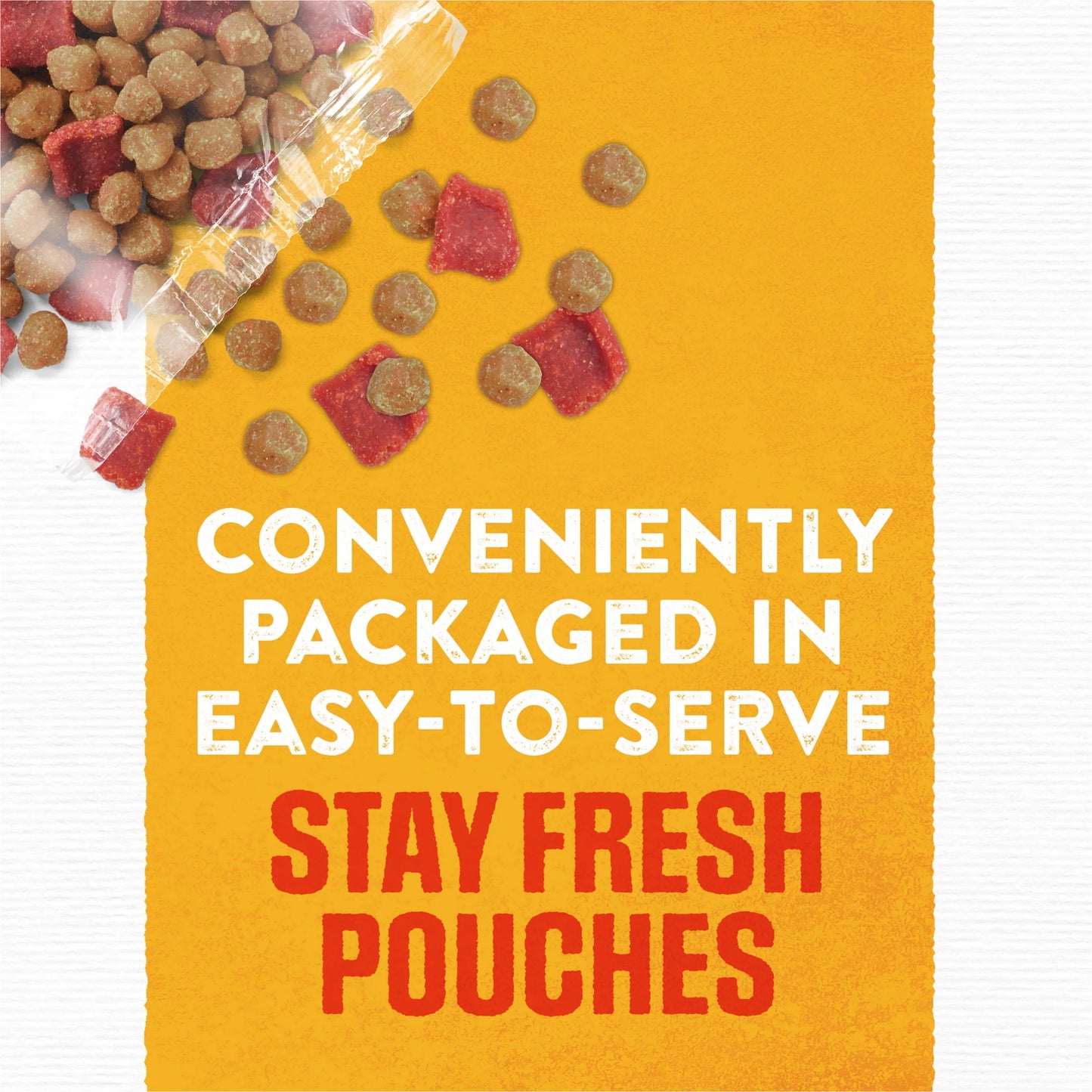 Purina Moist and Meaty Rise and Shine Awaken Bacon and Egg Flavor Soft Dog Food High Protein Pouches