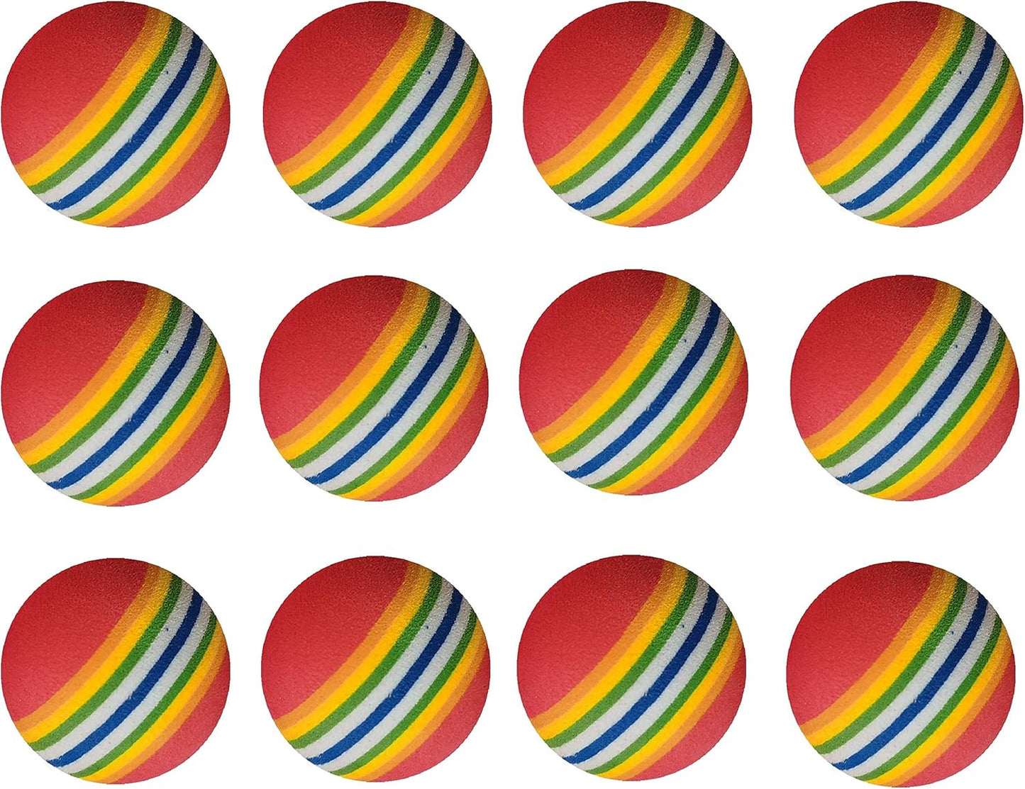 Colorful Soft Foam Rainbow Play Balls for Pet Dog and Cat Toys (12)