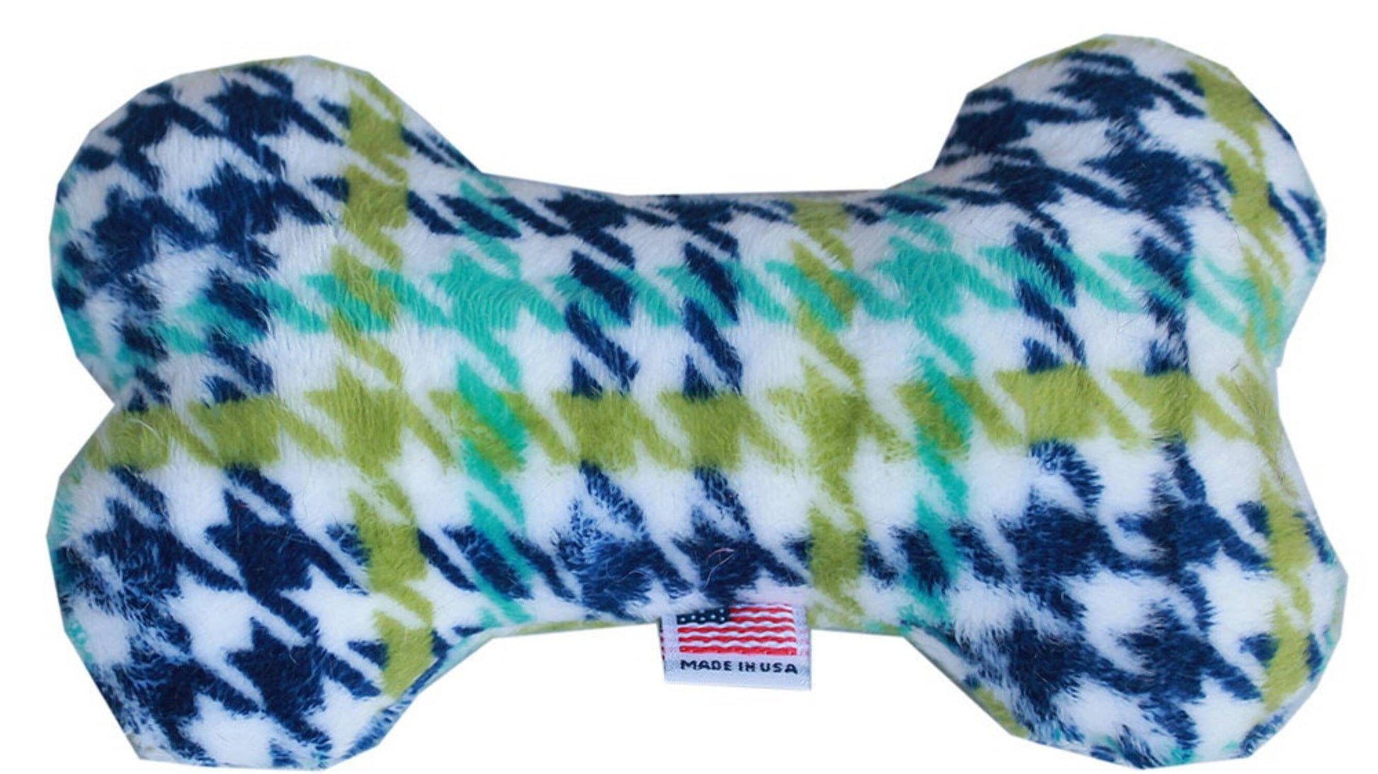 Pet and Dog Plush 6" Bone Toy, "Classic Plaids Group" (Available in 3 Different Colorway Options!)