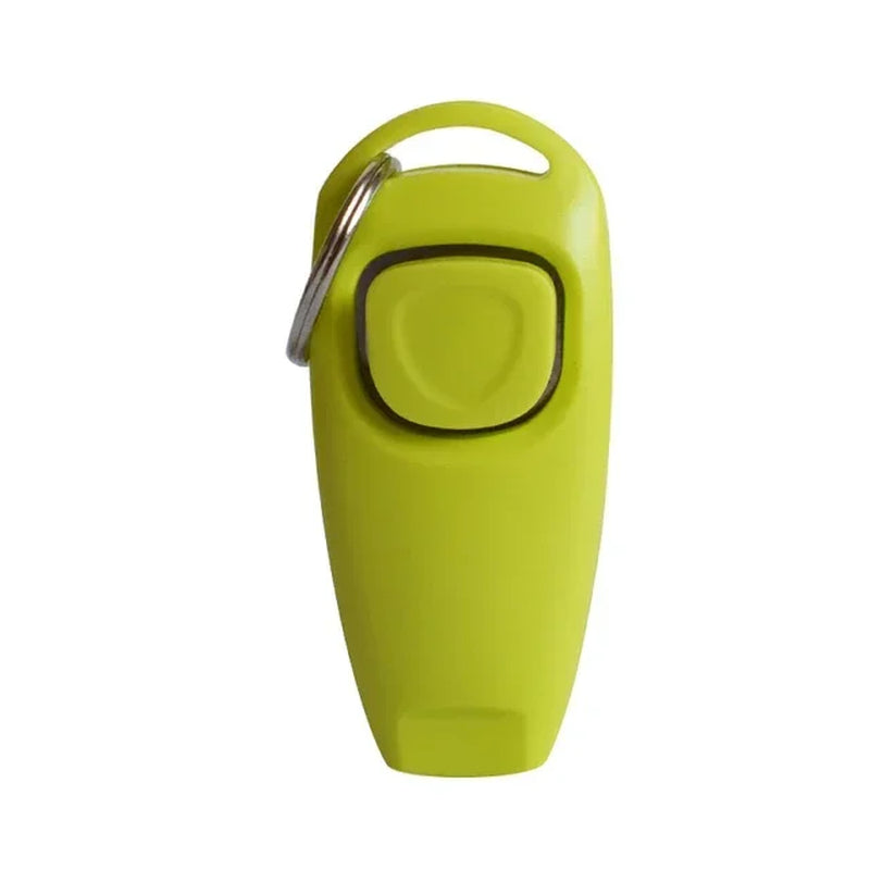 2 in 1 Pet Dog Clicker Dog Training Whistle Clicker Dog Trainer Puppy Stop Barking Training Aid Tool with Key Ring Pet Supplies
