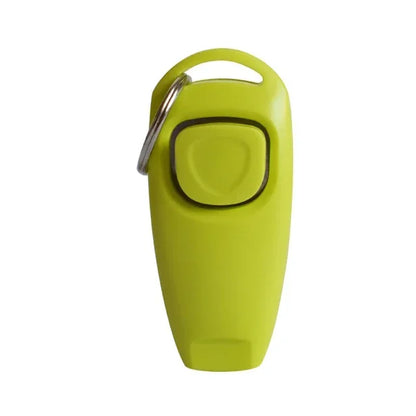 2 in 1 Pet Dog Clicker Dog Training Whistle Clicker Dog Trainer Puppy Stop Barking Training Aid Tool with Key Ring Pet Supplies
