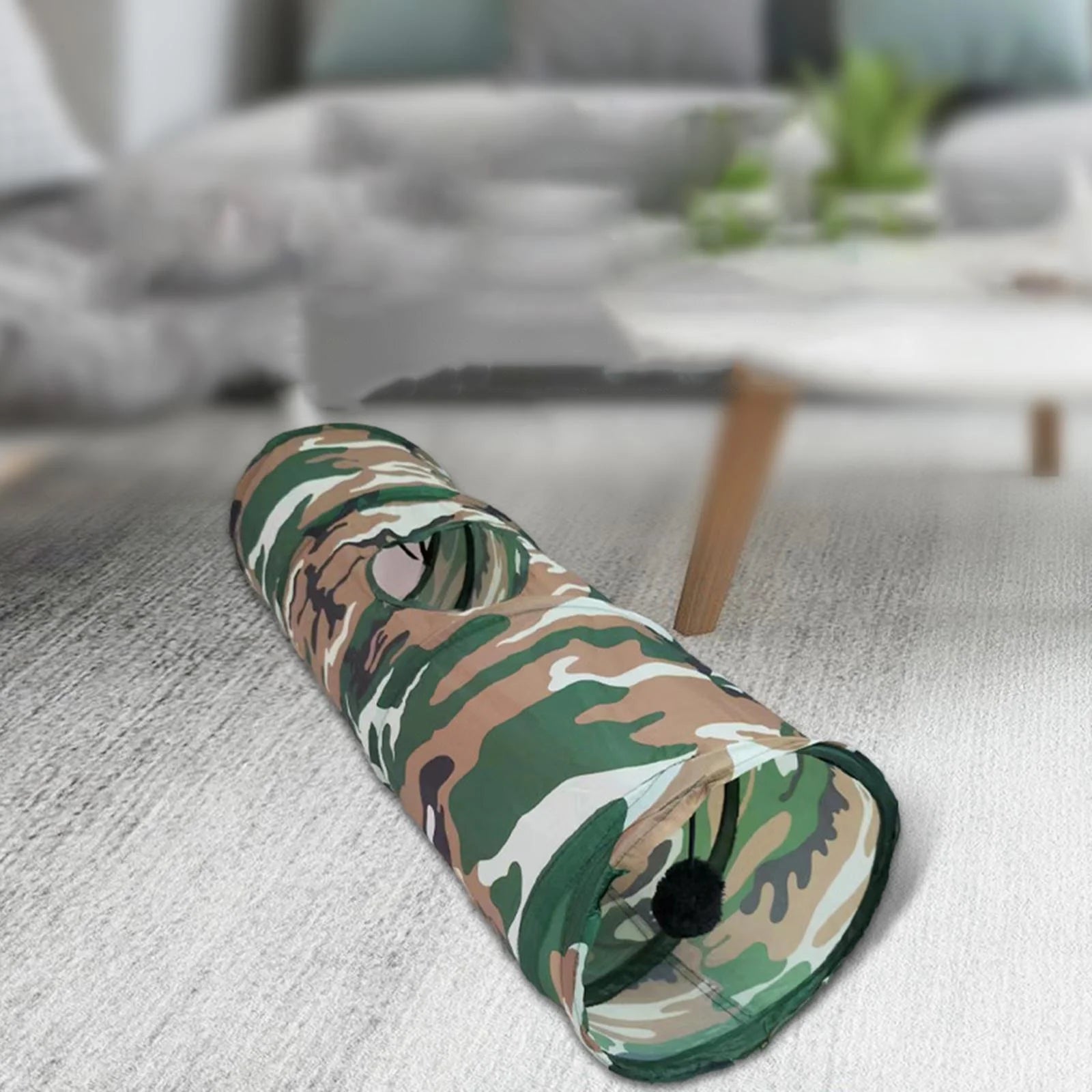 Cat Tunnels Tube Interactive Toys Puppy Bed House with Ball Hole Rabbit Toy