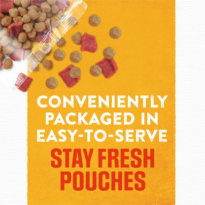 Purina Moist and Meaty Rise and Shine Awaken Bacon and Egg Flavor Soft Dog Food High Protein Pouches
