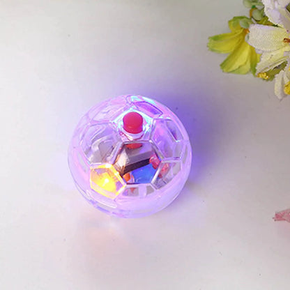 4Pcs Motion Light up Ghost Hunting Cat Ball for Cats Motion Activated Cat Ball with LED Light Pet Interactive Toy Animal Activity Toy