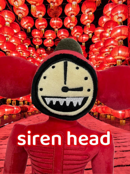 4 PCS Siren Head Plush Toys - Horror Cartoon Dog, Cat, Rabbit Toys for Home Party Gift, Halloween, Christmas