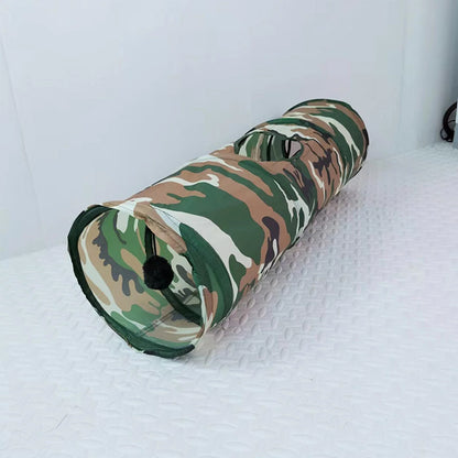 Cat Tunnels Tube Interactive Toys Puppy Bed House with Ball Hole Rabbit Toy