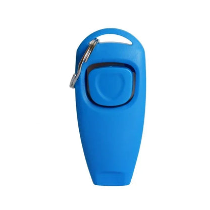 2 in 1 Pet Dog Clicker Dog Training Whistle Clicker Dog Trainer Puppy Stop Barking Training Aid Tool with Key Ring Pet Supplies