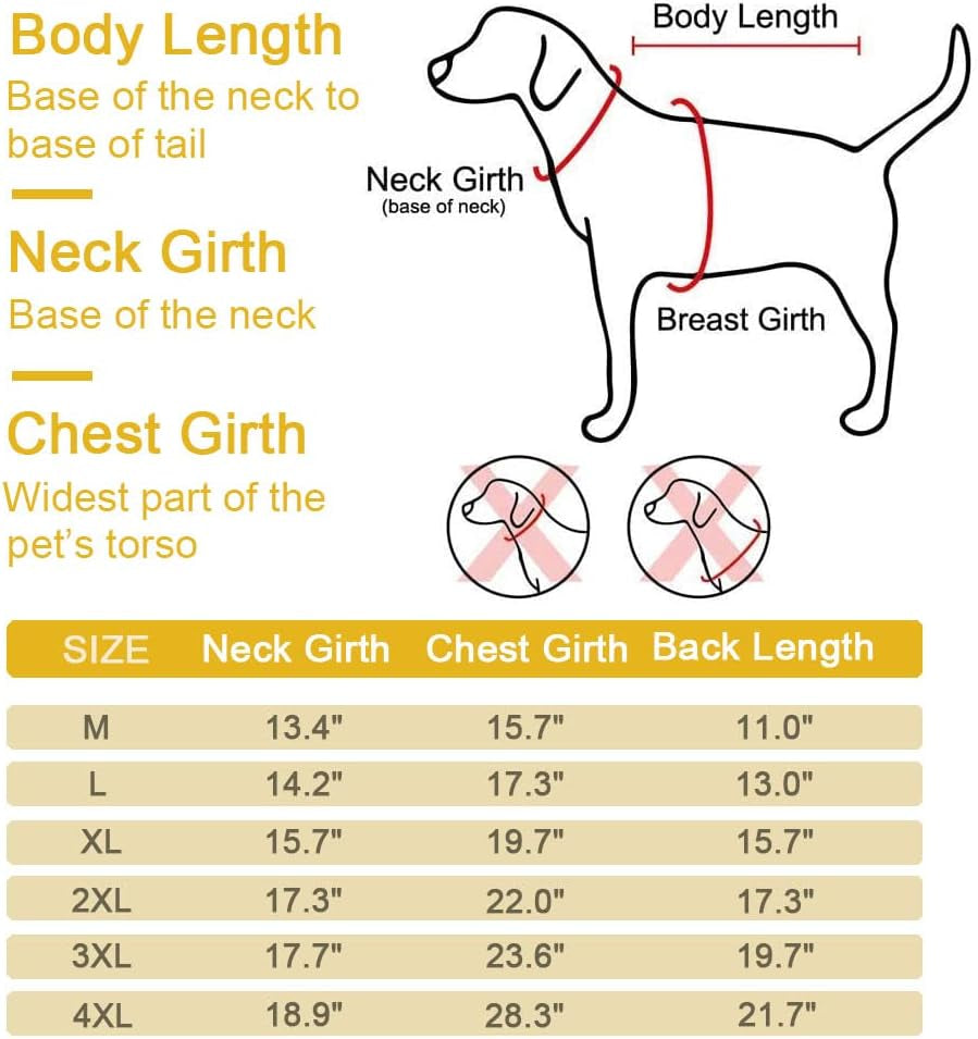 Dog Raincoat Waterproof Pets Rain Jacket Reflective Straps Rain Poncho Clothes with Leash Hole for Large Medium Small Puppy Dog Bee/M