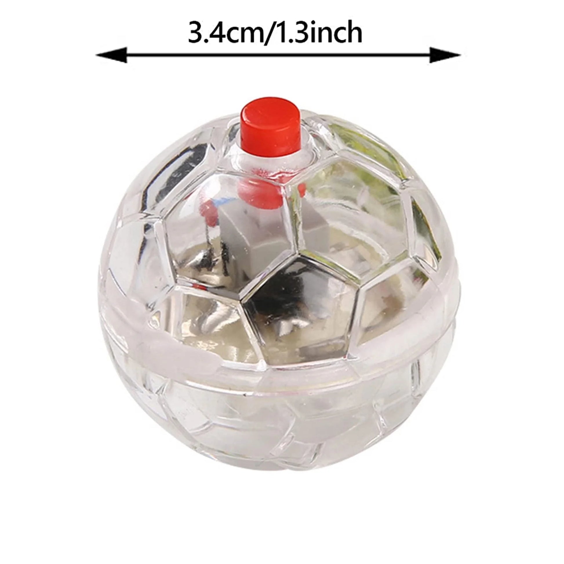 4Pcs Motion Light up Ghost Hunting Cat Ball for Cats Motion Activated Cat Ball with LED Light Pet Interactive Toy Animal Activity Toy