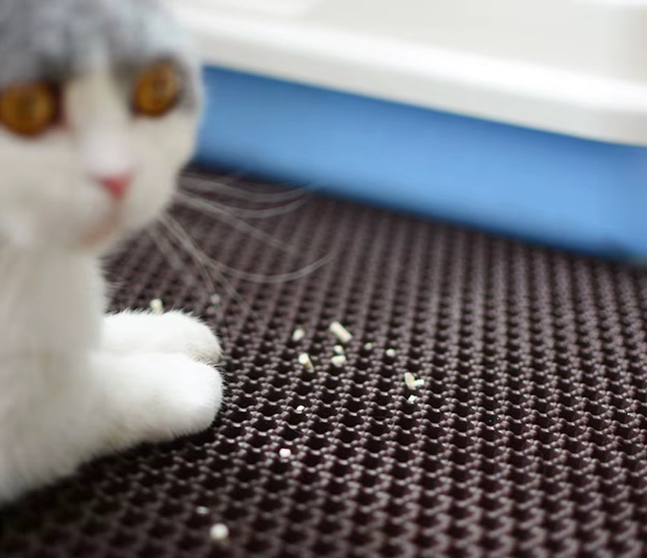 Double Layer Non-Slip Sand Cat Pad Pet Cat Litter Mat Toilet Leather Waterproof Clean Pad for Cats House Clean Accessories