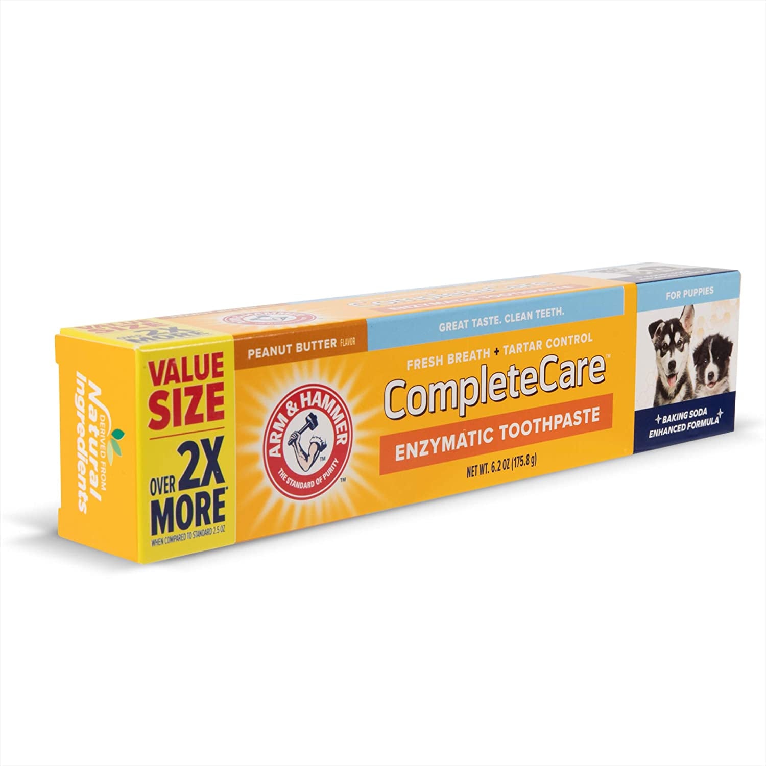 Includes 2.5 Oz Dog Toothpaste in Peanut Butter Flavor, Small Dog Toothbrush