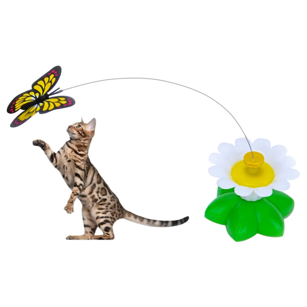 Bird Toy for Pet Cats, Funny Hummingbird Interactive Toy, Random Color