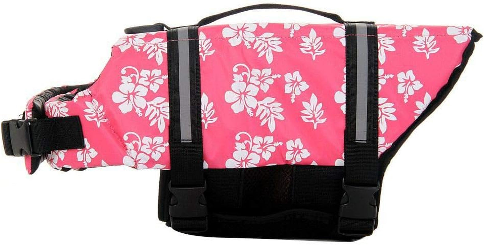 Dog Life Jacket Adjustable Dog Lifevest Swimsuit Safety Vest Apparel Lifesaver Coat S