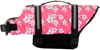 Dog Life Jacket Adjustable Dog Lifevest Swimsuit Safety Vest Apparel Lifesaver Coat S