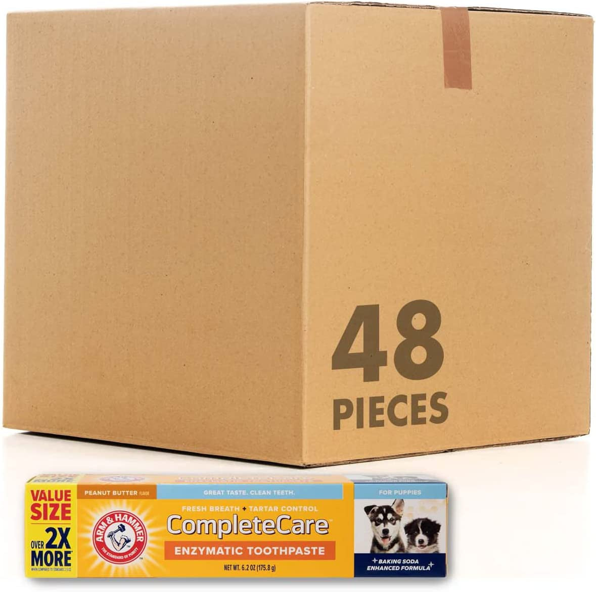 Includes 2.5 Oz Dog Toothpaste in Peanut Butter Flavor, Small Dog Toothbrush