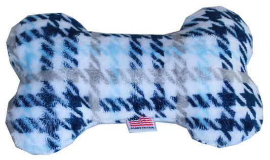 Pet and Dog Plush 6" Bone Toy, "Classic Plaids Group" (Available in 3 Different Colorway Options!)