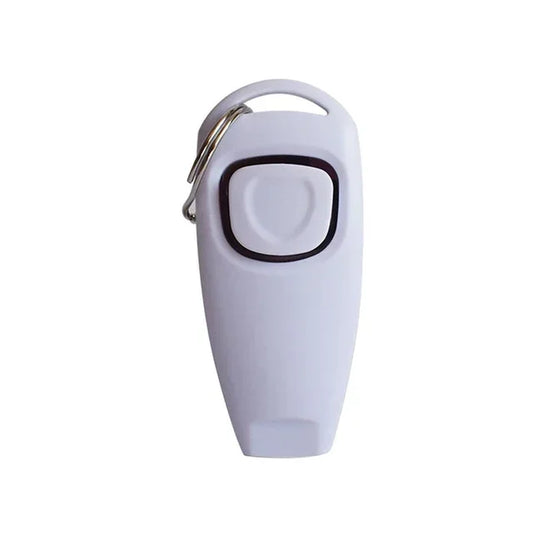 2 in 1 Pet Dog Clicker Dog Training Whistle Clicker Dog Trainer Puppy Stop Barking Training Aid Tool with Key Ring Pet Supplies