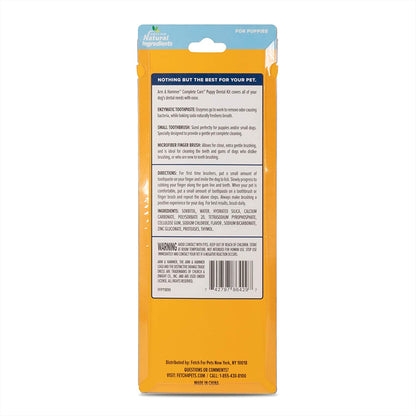 Includes 2.5 Oz Dog Toothpaste in Peanut Butter Flavor, Small Dog Toothbrush