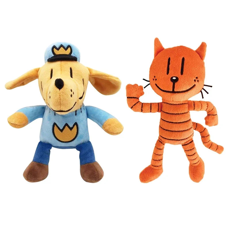 1/2Pcs Dog Man Plush Toy Anime Manga Petey Cat Stuffed Animal Soft Figure Cartoon Gift for Kids Children Fans Birthday Christmas