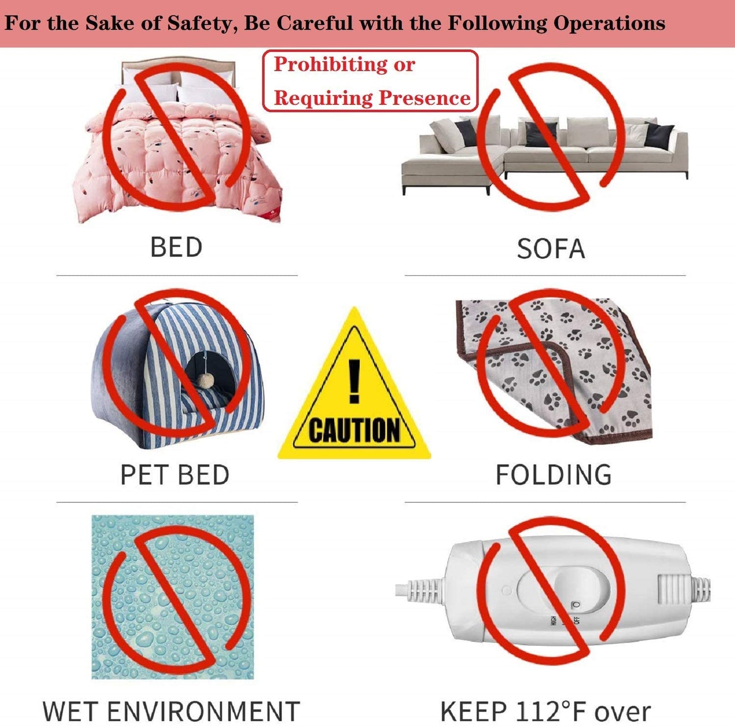 Pet Heating Pad for Large Dog Bed Outdoor or Home,Electric Heating Mat for Dog H