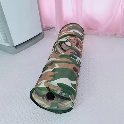 Cat Tunnels Tube Interactive Toys Puppy Bed House with Ball Hole Rabbit Toy
