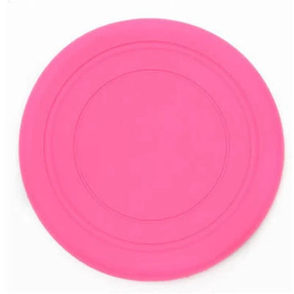 1Pcs Funny Silicone Flying Saucer Dog Cat Toy Dog Game Flying Discs Resistant Chew Puppy Training Interactive Pet Supplies New