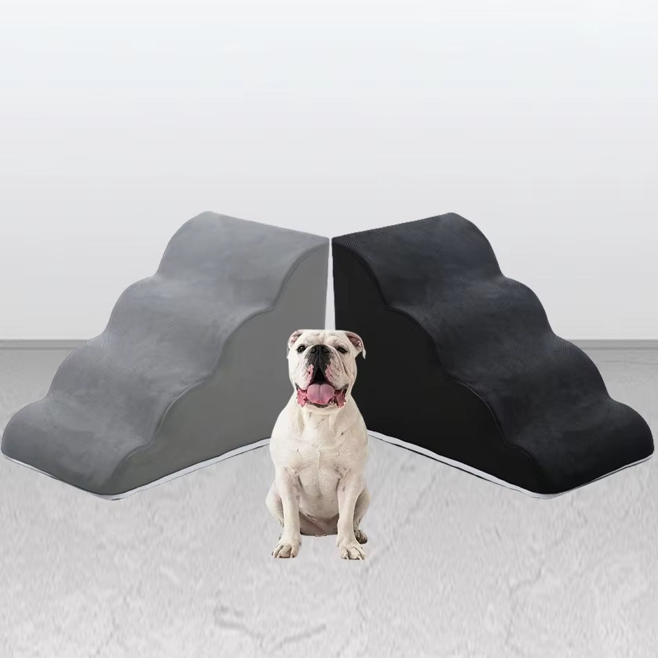 Ramp for Dog Pet Ladder 2 3 4 Steps Stairs Cat Dog Ramp Sofa Bed Dog Ladder Non-Slip Removable Pet Supplies Toys Ramp