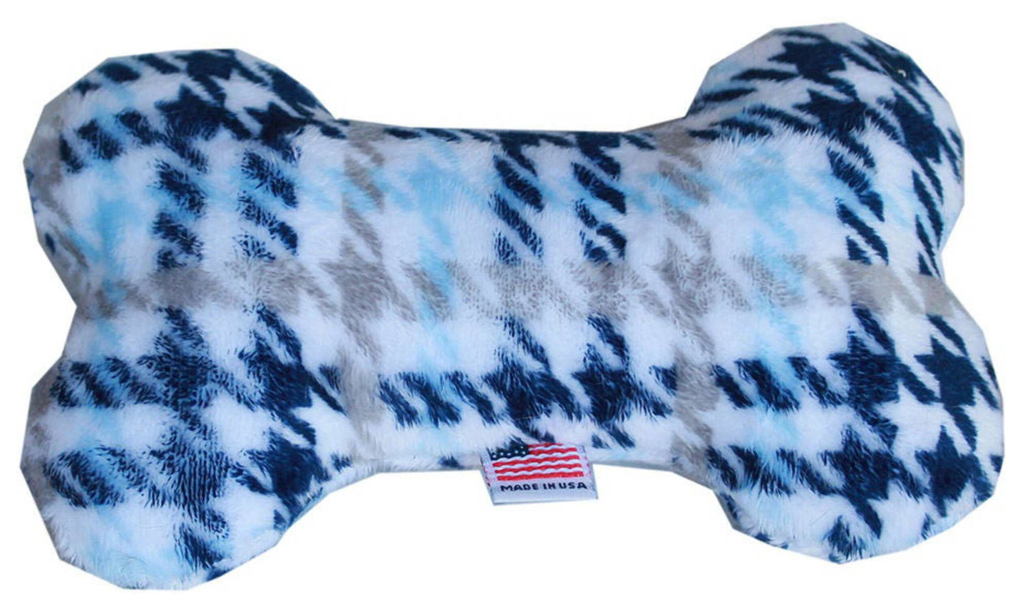 Pet and Dog Plush 6" Bone Toy, "Classic Plaids Group" (Available in 3 Different Colorway Options!)