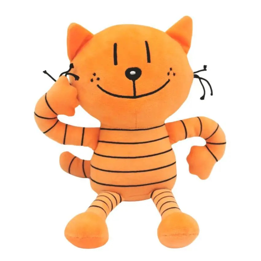 1/2Pcs Dog Man Plush Toy Anime Manga Petey Cat Stuffed Animal Soft Figure Cartoon Gift for Kids Children Fans Birthday Christmas